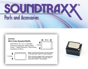 SoundTraxx 810154 Mini Cube Speaker Packaging