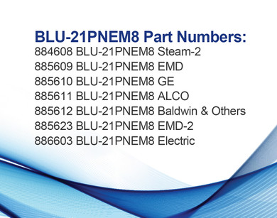 Blunami, BLU-21PNEM8 Part Numbers