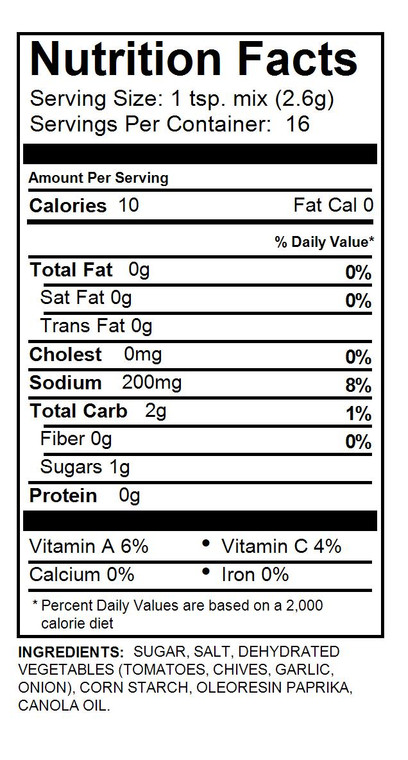 German Potato Salad Seasoning Mix