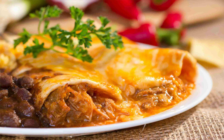 Chicken or Beef Enchiladas