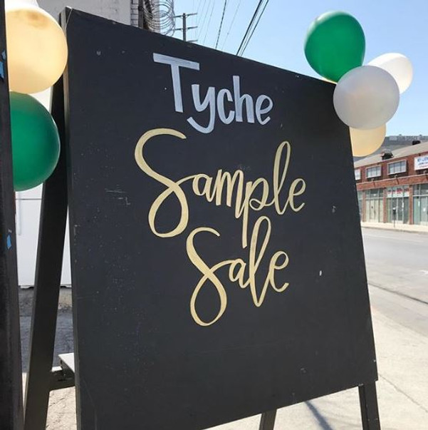 Tyche Summer Sample Sale RECAP!
