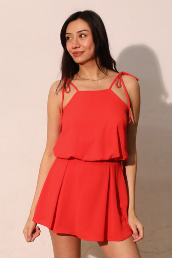 Textured Solid Tie Shoulder Crop Top | Tyche Wholesale