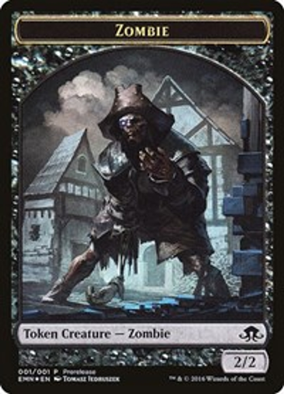 Zombie Token (Double-Sided) Eldritch Moon Prerelease Foil