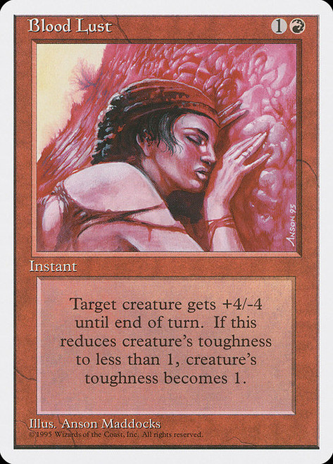 Blood Lust - 4th Edition