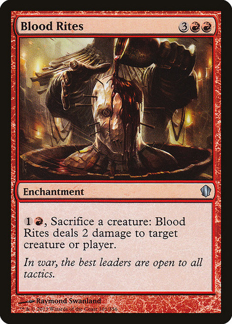 Blood Rites - Commander 2013