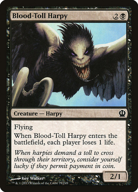 Blood-Toll Harpy - Theros [F]