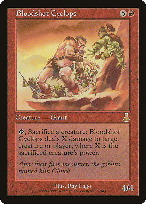 Bloodshot Cyclops - Urzas Destiny