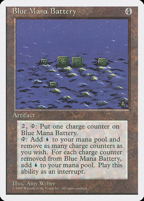 Blue Mana Battery - 4th Edition