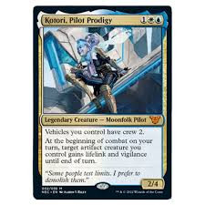 mtg kotori commander deck Magic: The Gathering - Kamigawa: Neon Dynasty Kotori: Pilot Prodigy in Magic: