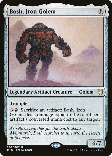 Bosh, Iron Golem - Commander 2018