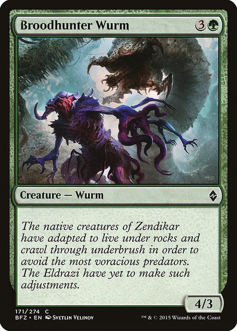 Broodhunter Wurm - Battle for Zendikar