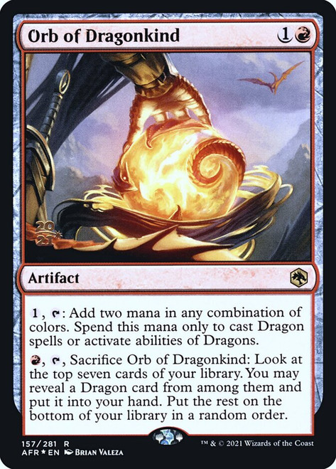 Orb of Dragonkind - Adventures in the Forgotten Realms Prerelease Foil