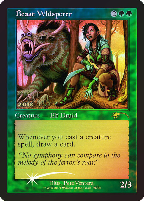Beast Whisperer - 30th Anniversary Foil Promo