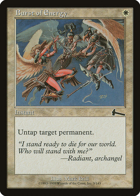 Burst of Energy - Urzas Legacy