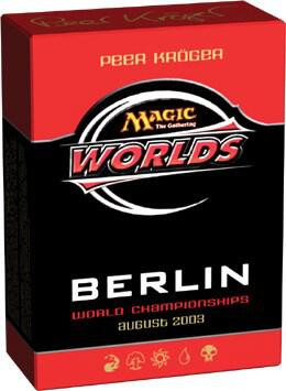 World Championship Deck: 2003 Berlin - Peer Kroger (Gold Border)
