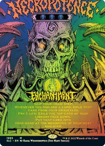 Necropotence - (Secret Lair Countdown) Secret Lair Drop Foil - Borderless - #1995