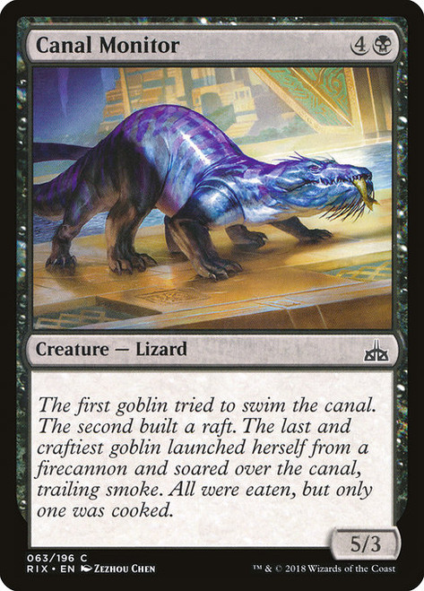 Canal Monitor - Rivals of Ixalan [F]