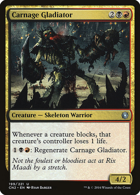 Carnage Gladiator - Conspiracy Take the Crown