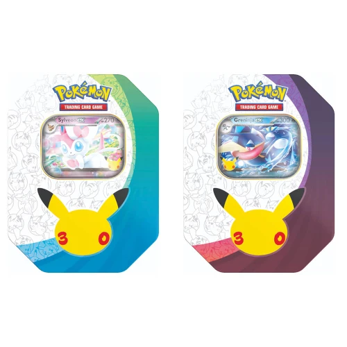 Pokémon TCG 30th Celebration - ex Tins Sylveon & Greninja