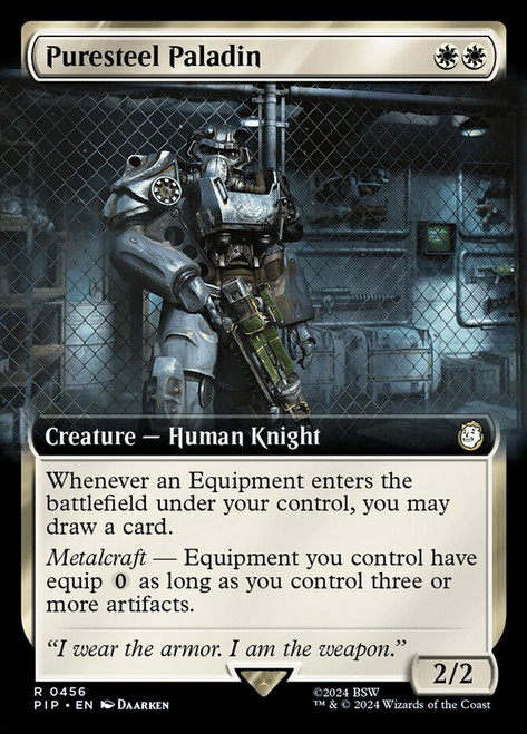 Puresteel Paladin - Fallout: Extended Arts Foil