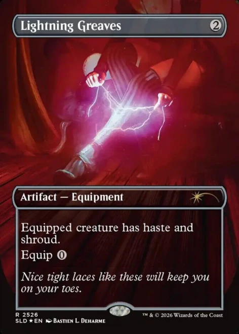 Lightning Greaves - Secret Lair Drop Foil - Borderless - #2526