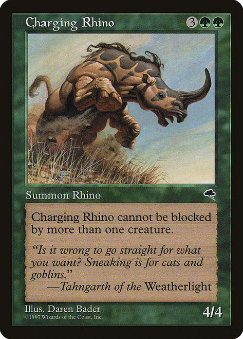 Charging Rhino - Tempest