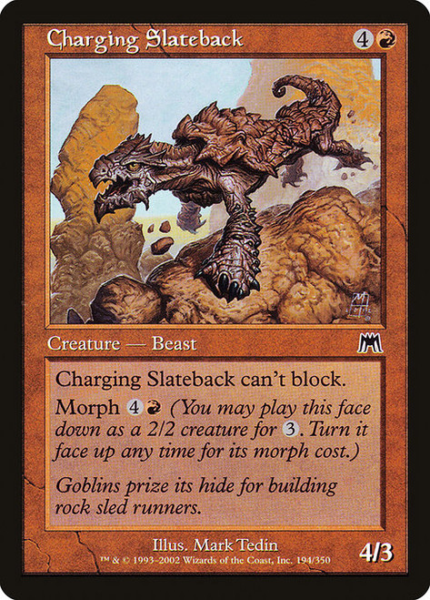 Charging Slateback - Onslaught