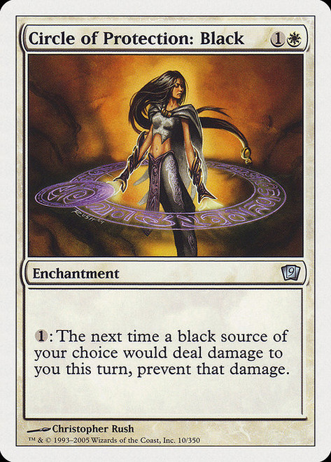 Circle of Protection: Black - 9th Edition [F]