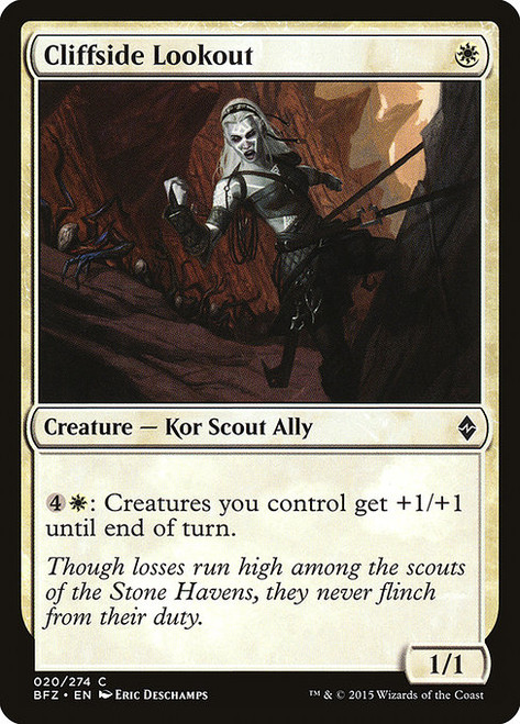 Cliffside Lookout - Battle for Zendikar [F]