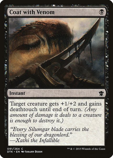 Coat with Venom - Dragons of Tarkir