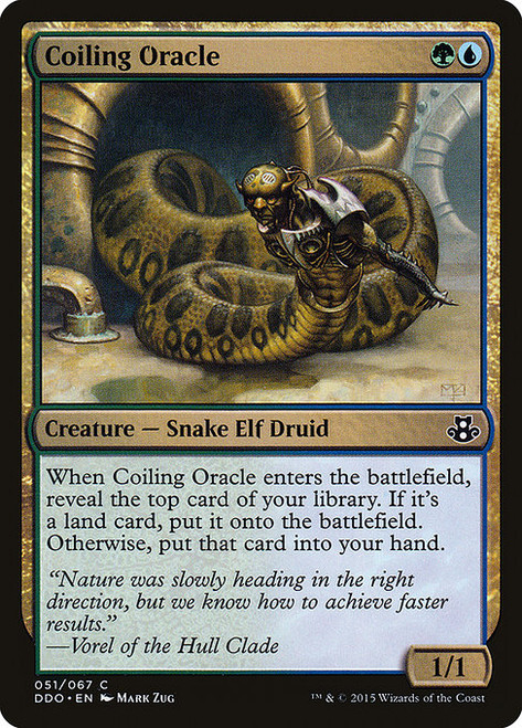 Coiling Oracle - Duel Decks Elspeth vs Kiora