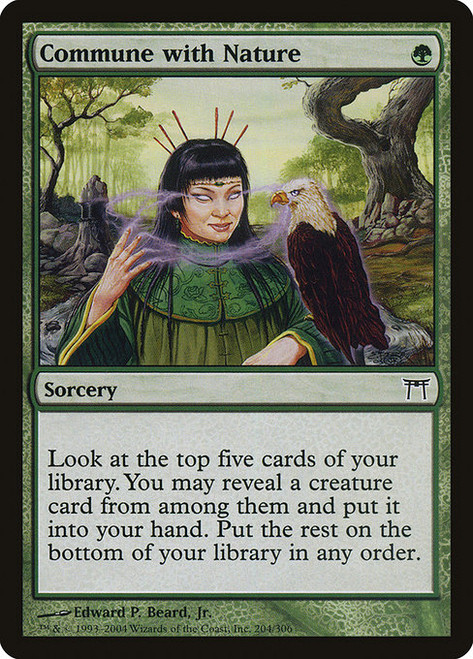 Commune with Nature - Champions of Kamigawa