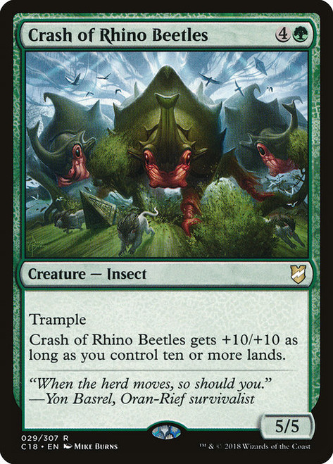 Crash of Rhino Beetles - Commander 2018