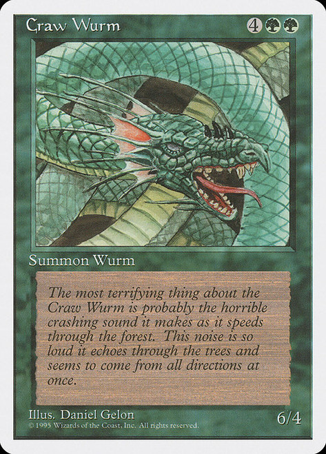 Craw Wurm - 4th Edition