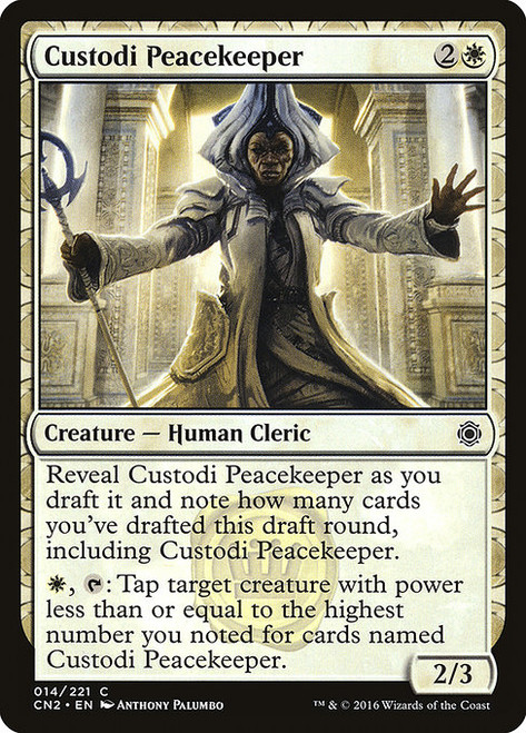 Custodi Peacekeeper - Conspiracy Take the Crown