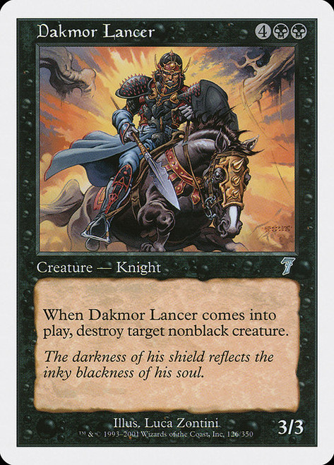 Dakmor Lancer - 7th Edition