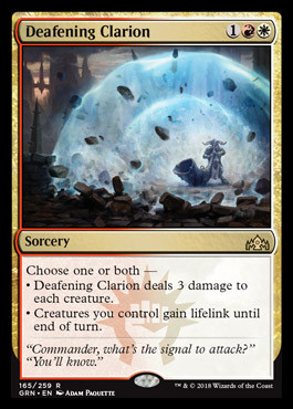 Deafening Clarion - Guilds of Ravnica