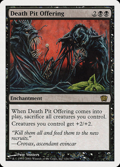 Death Pit Offering - 8th Edition