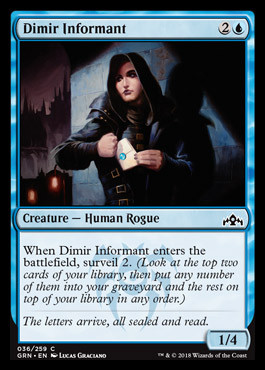Dimir Informant - Guilds of Ravnica [F]
