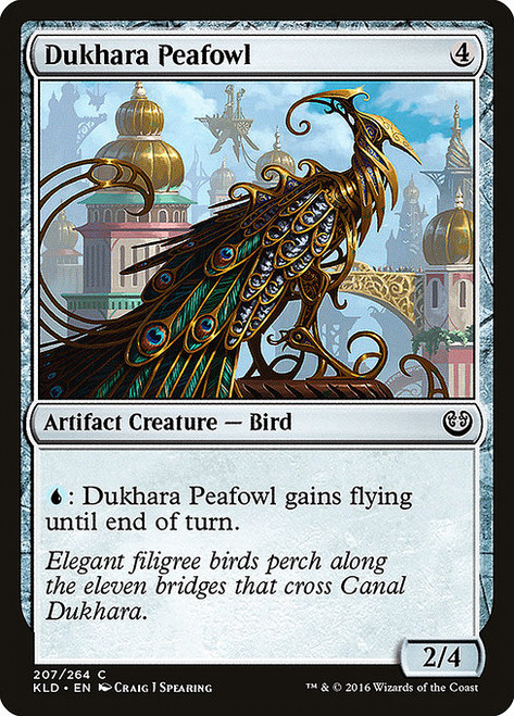 Dukhara Peafowl - Kaladesh