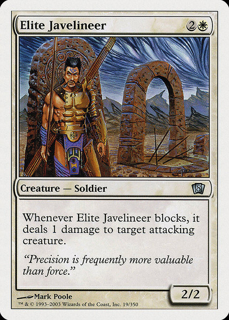 Elite Javelineer - 8th Edition