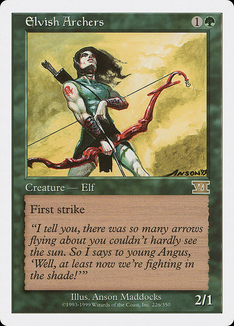 Elvish Archers - 6th Edition
