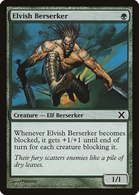 Elvish Berserker - 10th Edition [F]