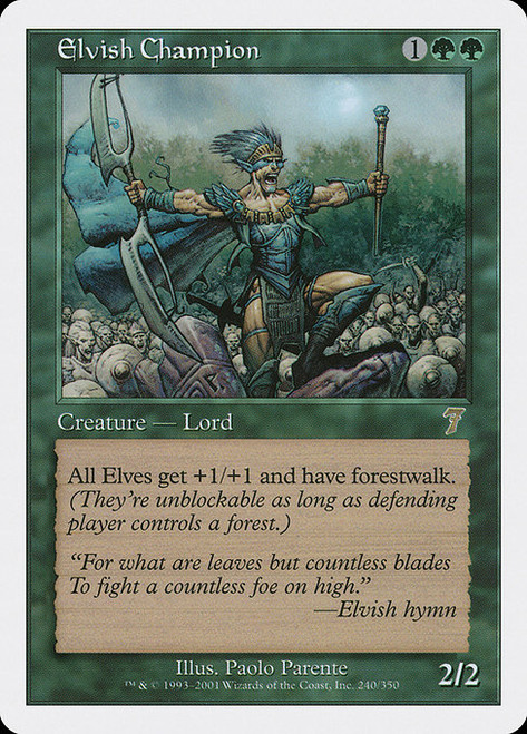 Elvish Champion - 7th Edition