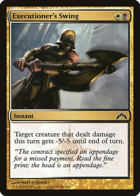 Executioner's Swing - Gatecrash [F]