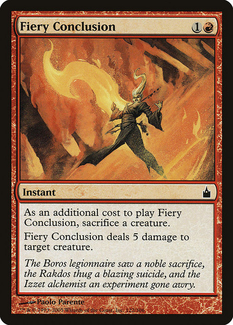 Fiery Conclusion - Ravnica [F]