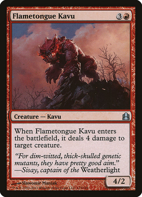Flametongue Kavu - Commander