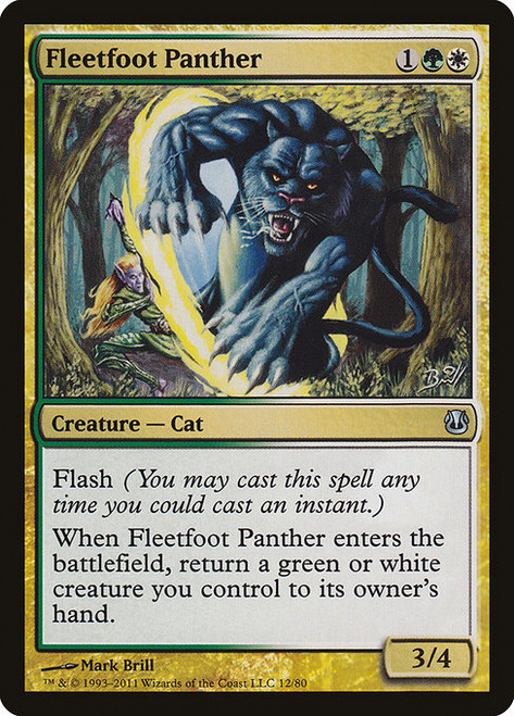 Fleetfoot Panther - Duel Decks Ajani vs Nicol Bolas