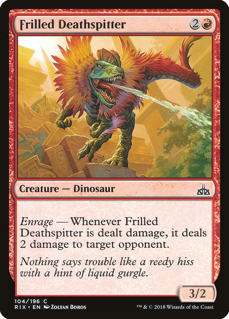 Frilled Deathspitter - Rivals of Ixalan