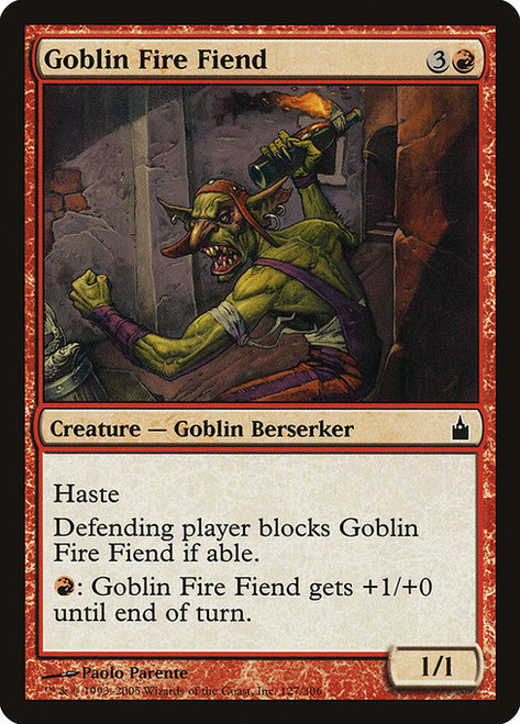 Goblin Fire Fiend - Ravnica